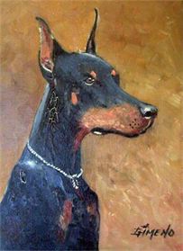 MI PERRITA : OLEO SOBRE TELA MI PERRITA