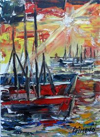 Marina(Gimenismo) : oleo sobre tela 27x35 Marina(Gimenismo)
