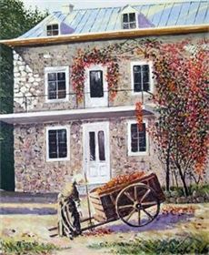 QUEBEC : ACRILICO SOBRE TELA 46X61 QUEBEC